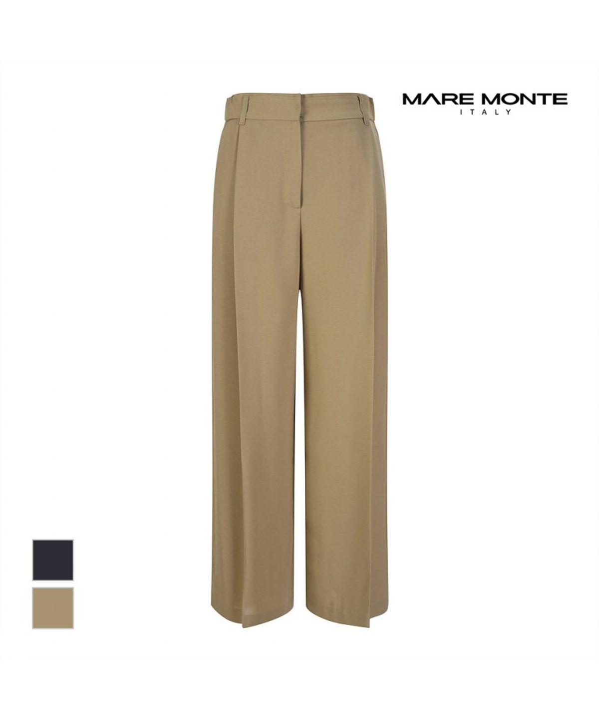 마레몬떼(MAREMONTE) 와이드 원턱 팬츠_M243MSL21S0