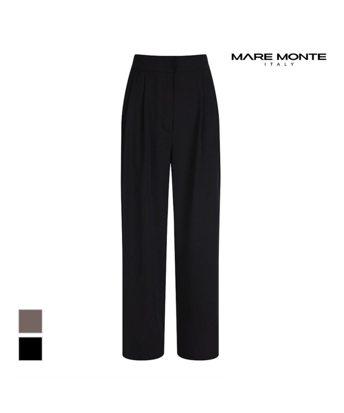 마레몬떼(MAREMONTE) 이중핀턱 와이드팬츠_M227MSL91S0