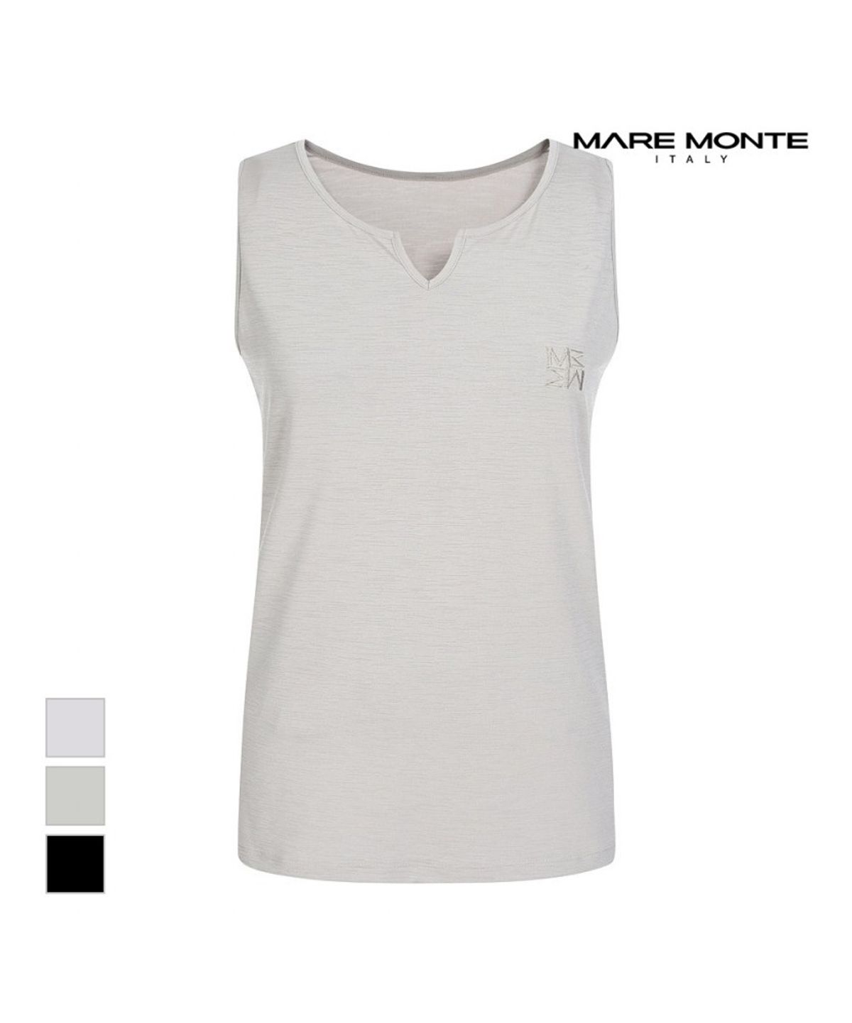 마레몬떼(MAREMONTE) 트임디자인 민소매 티셔츠_M236MTS58P0