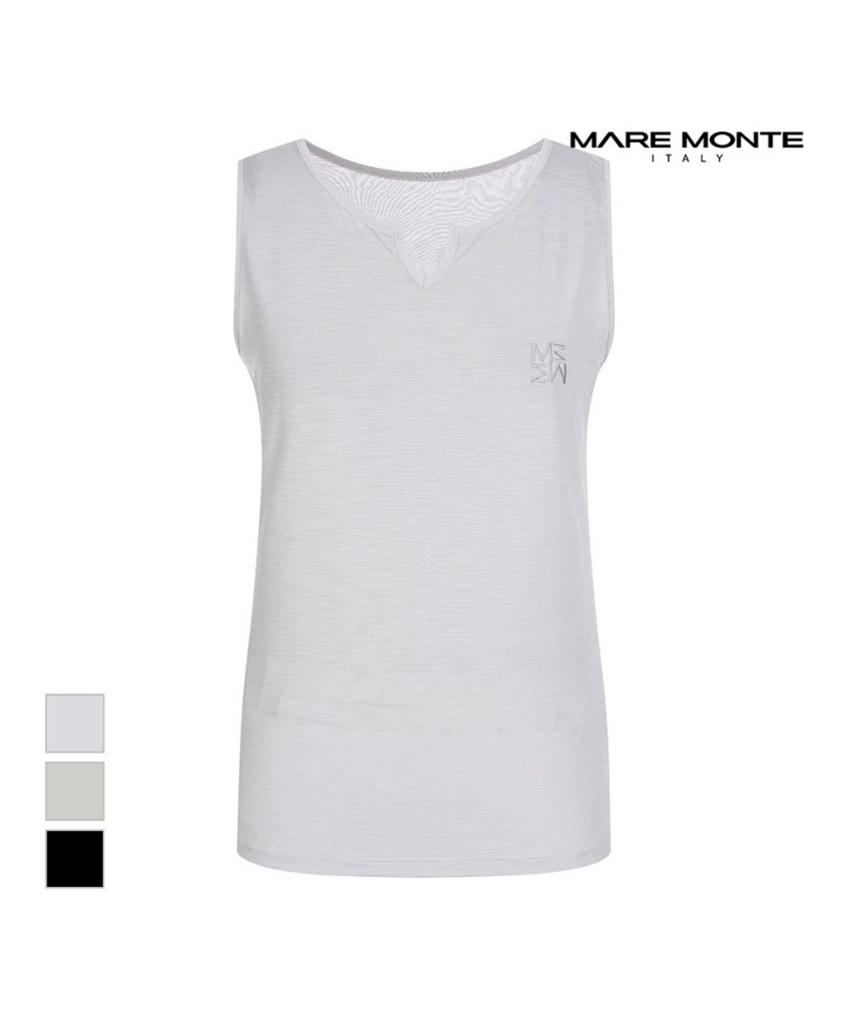 마레몬떼(MAREMONTE) 트임디자인 민소매 티셔츠_M236MTS58P0