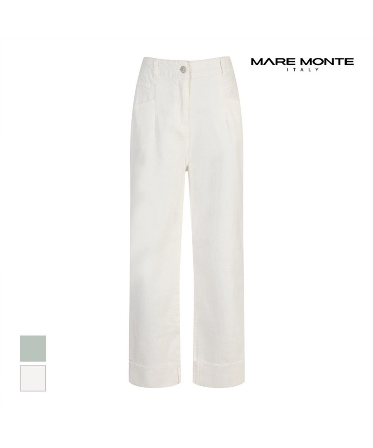 마레몬떼(MAREMONTE) 롤업밑단 팬츠_M234MSL21P0