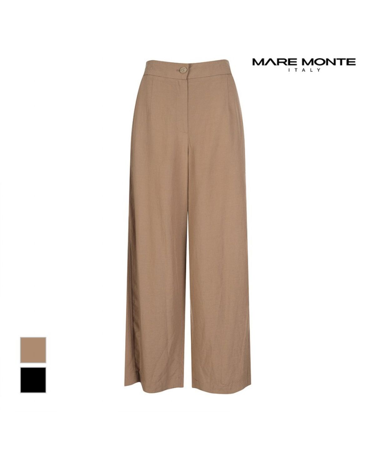 마레몬떼(MAREMONTE) 버튼 와이드핏 팬츠_M236MSL70S0