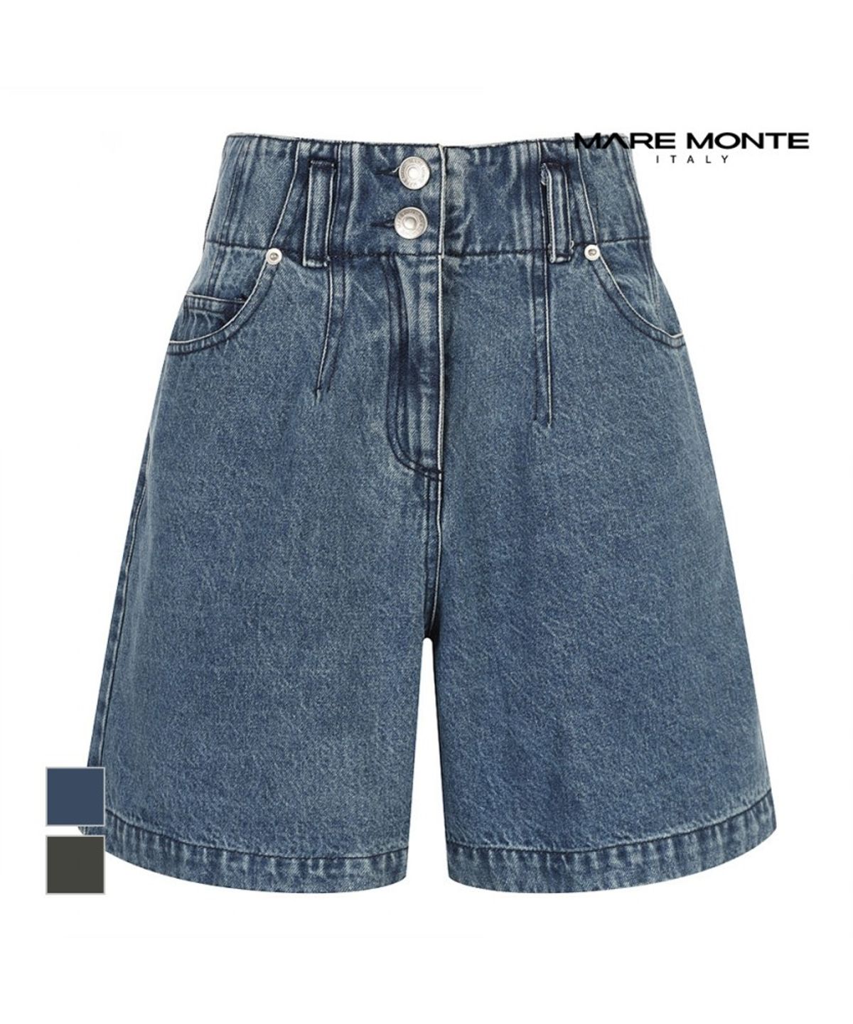 마레몬떼(MAREMONTE) 투버튼 데님팬츠_M244MDN25P0