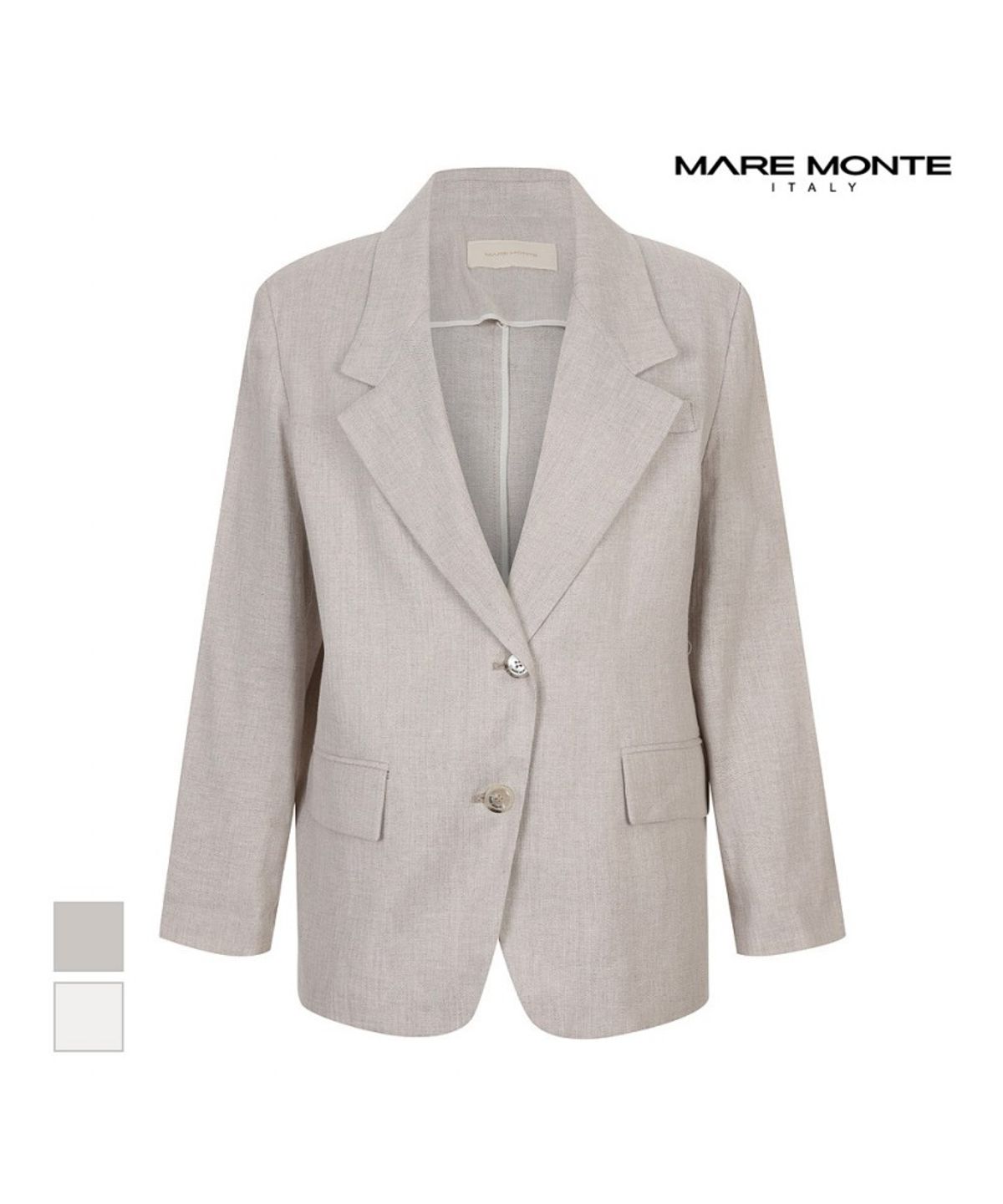 마레몬떼(MAREMONTE) 린넨 블렌드자켓_M244MJK32S0