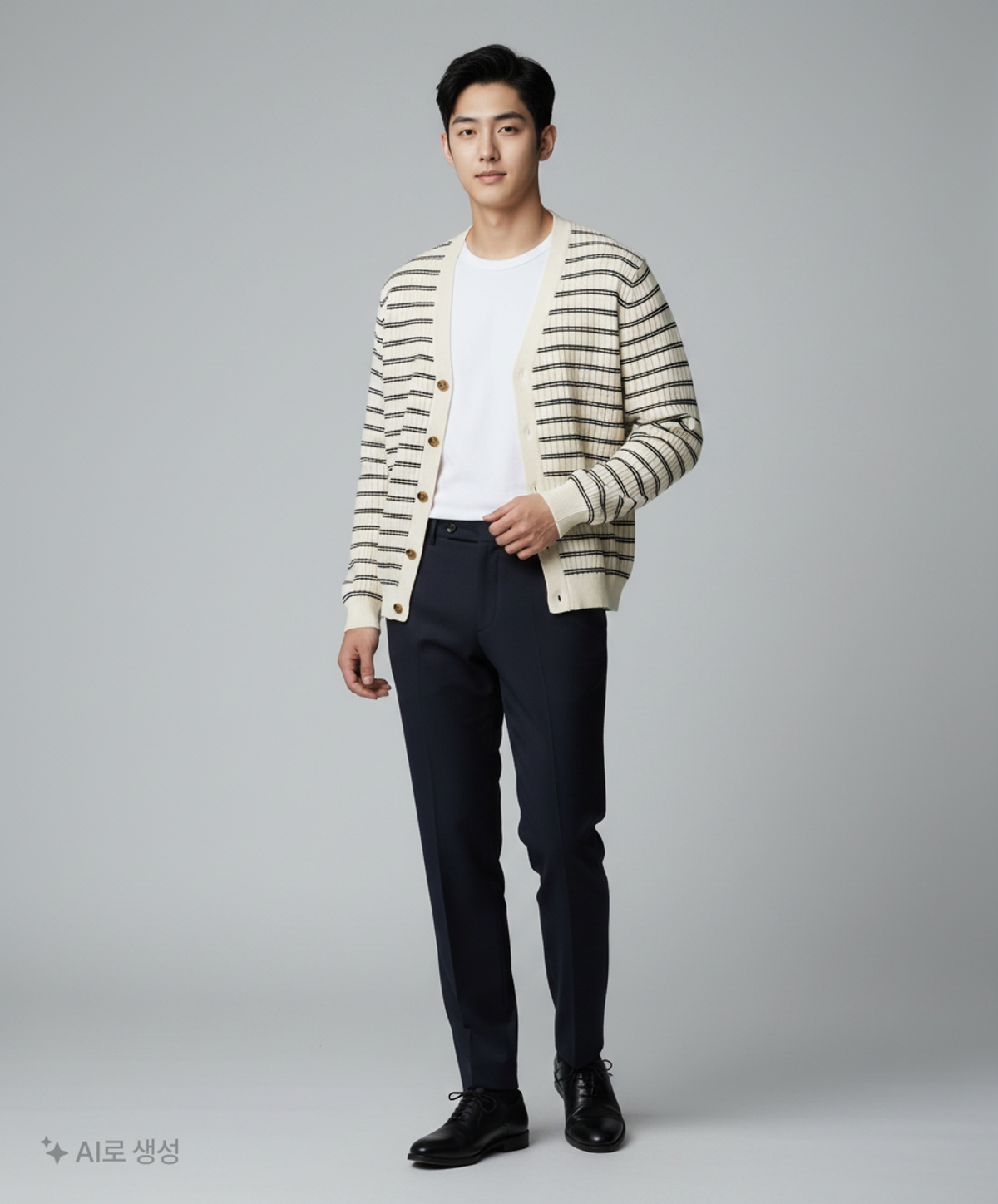 노드유(NODU) 노즈 골지 라운드 소프트 가디건 [2color] L