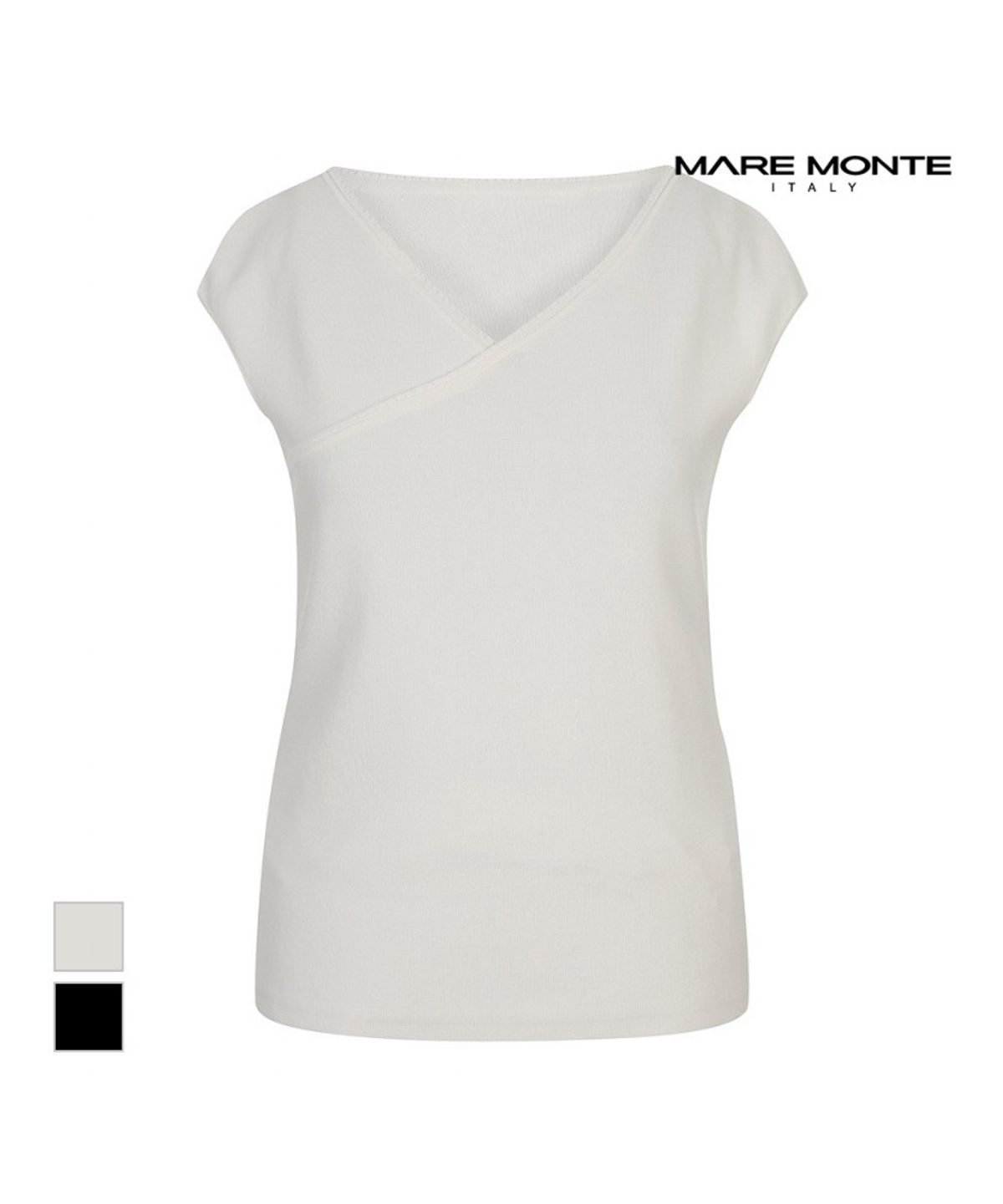 마레몬떼(MAREMONTE) 민소매 브이넥 니트_M244MKT23P0