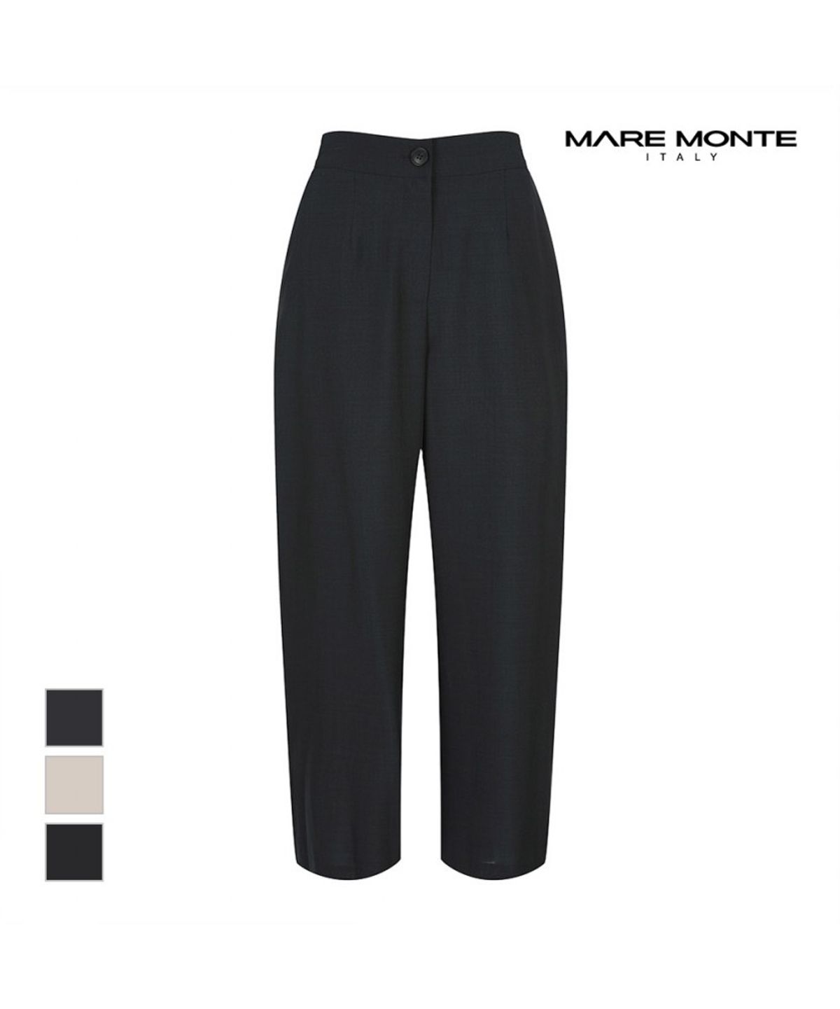 마레몬떼(MAREMONTE) 뒷밴딩 배기팬츠_M244MSL36S0