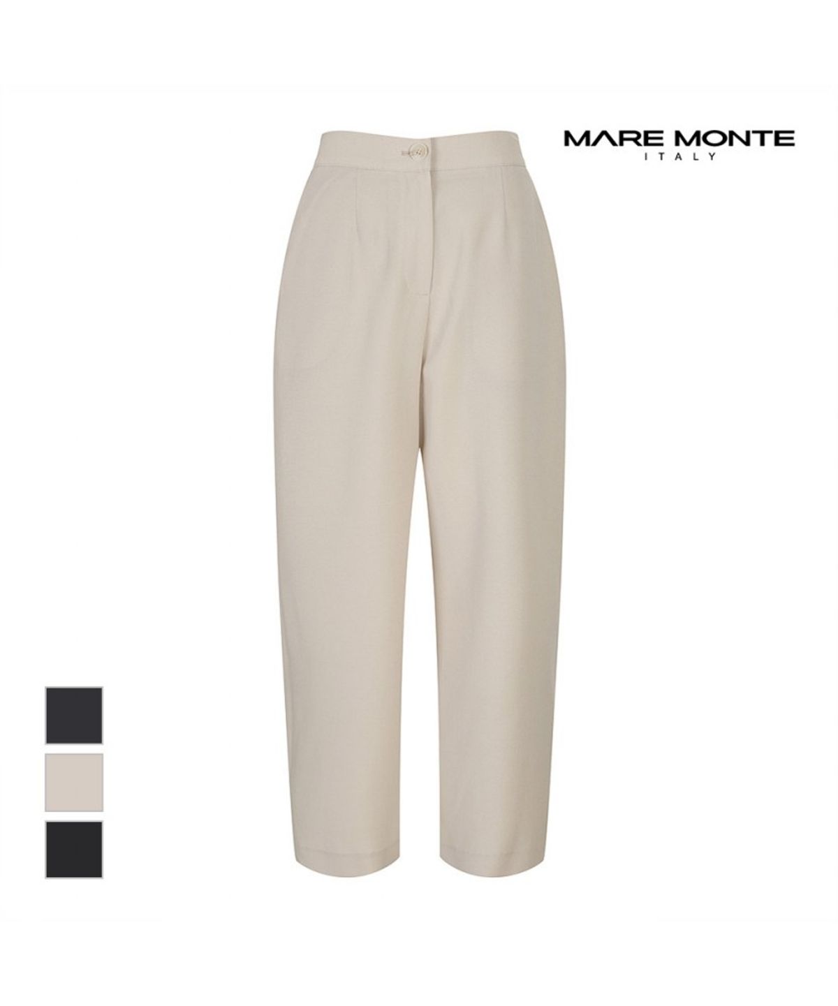 마레몬떼(MAREMONTE) 뒷밴딩 배기팬츠_M244MSL36S0