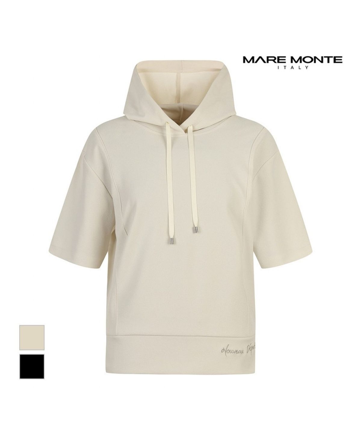 마레몬떼(MAREMONTE) 후드넥 반팔티셔츠_M244MTS32M0