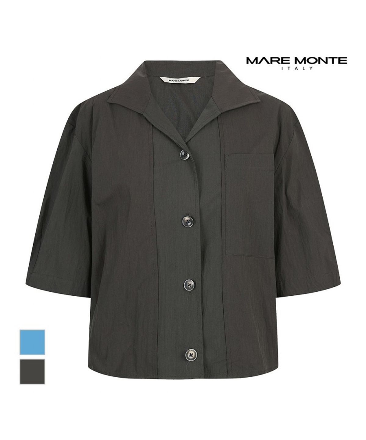 마레몬떼(MAREMONTE) 루즈핏 반팔셔츠_M245MBL29S0