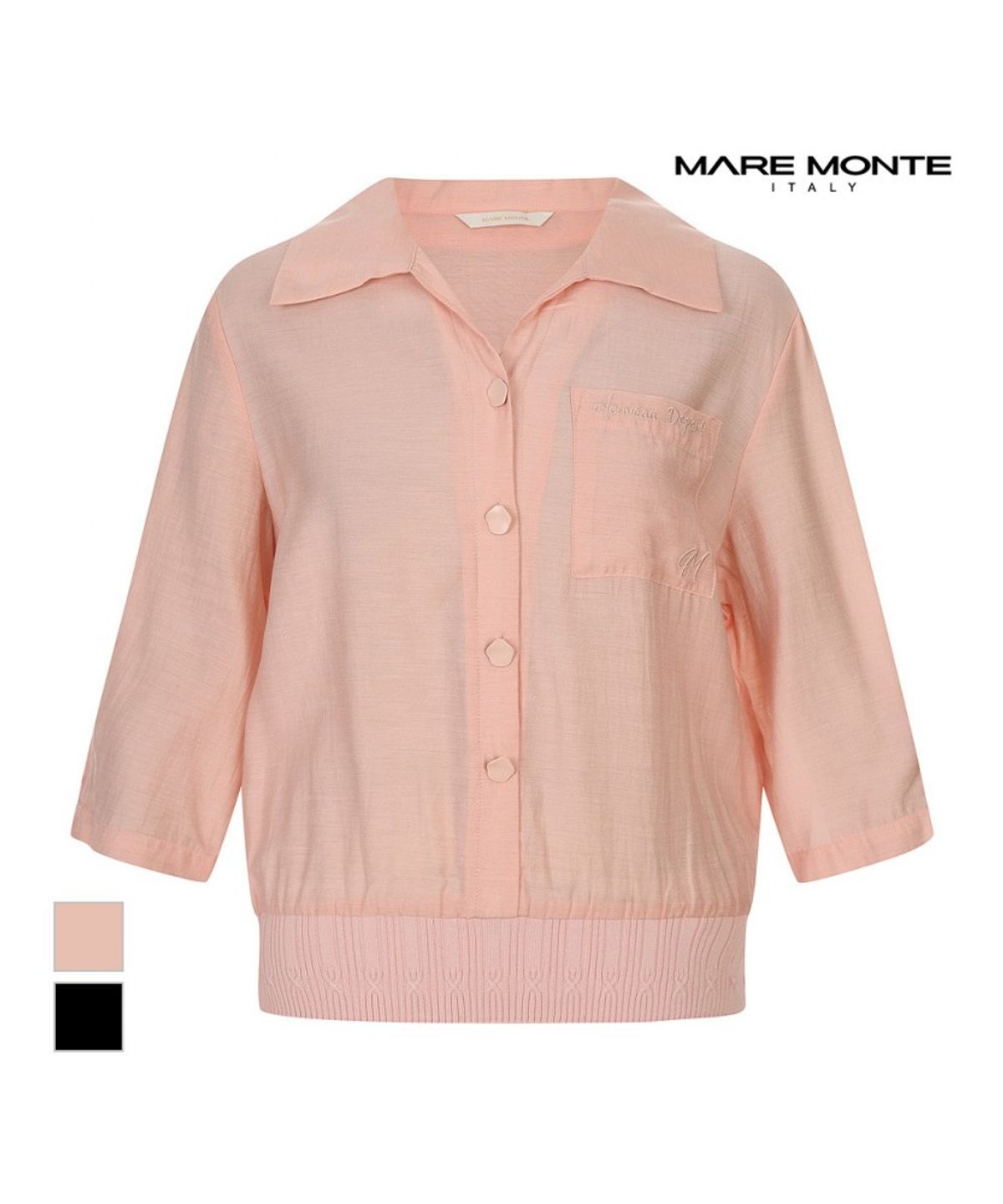 마레몬떼(MAREMONTE) 원포켓 블라우스_M245MBL39M0