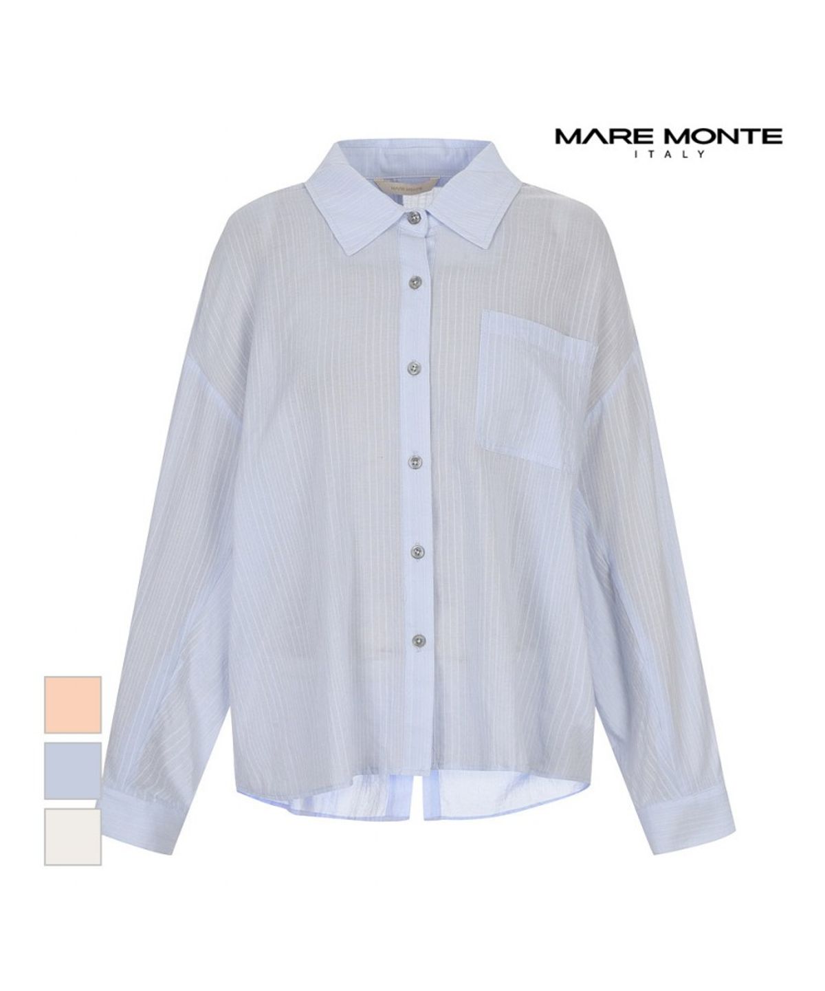 마레몬떼(MAREMONTE) 루즈핏 셔츠블라우스_M245MBL49S0