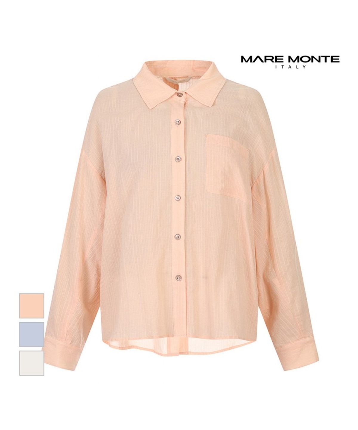 마레몬떼(MAREMONTE) 루즈핏 셔츠블라우스_M245MBL49S0