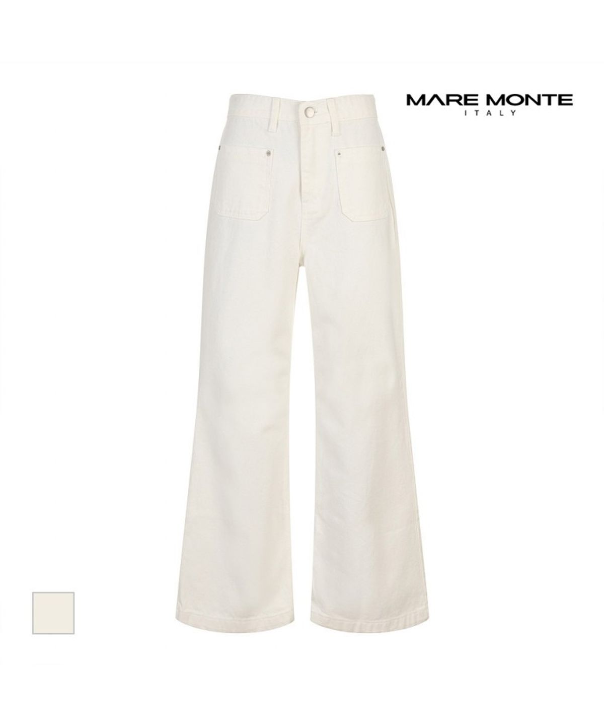 마레몬떼(MAREMONTE) 와이드핏 심플면팬츠_M245MDN32D0