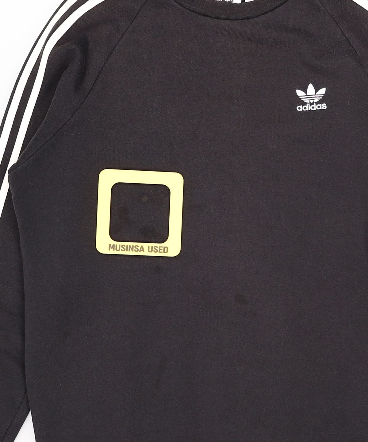 아디다스(ADIDAS) 3 ST 크루 - 블랙 / DV1555 M