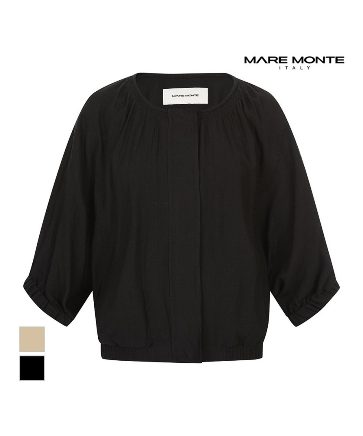 마레몬떼(MAREMONTE) 가오리핏 반팔 점퍼_M245MJP39S0