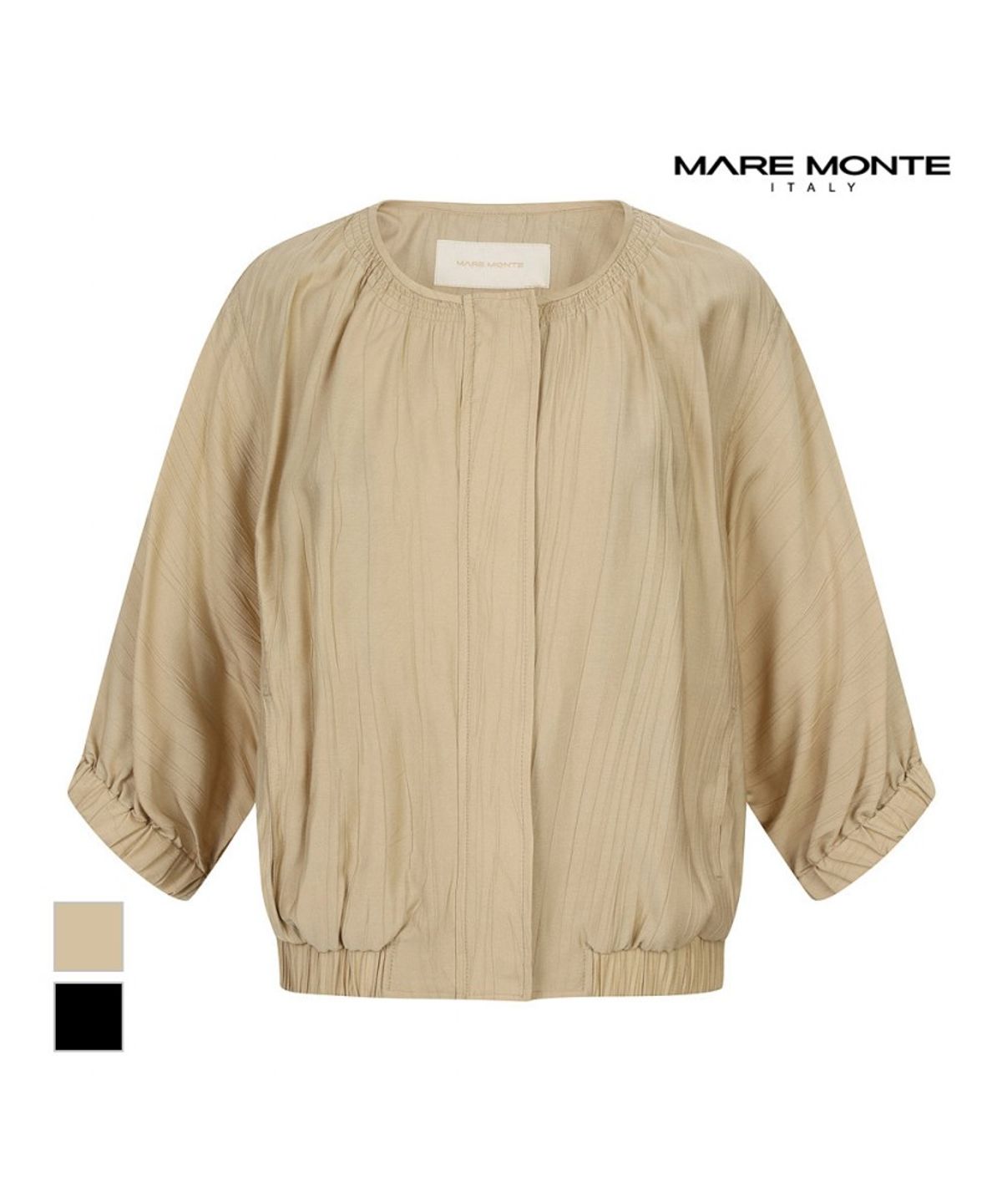 마레몬떼(MAREMONTE) 가오리핏 반팔 점퍼_M245MJP39S0