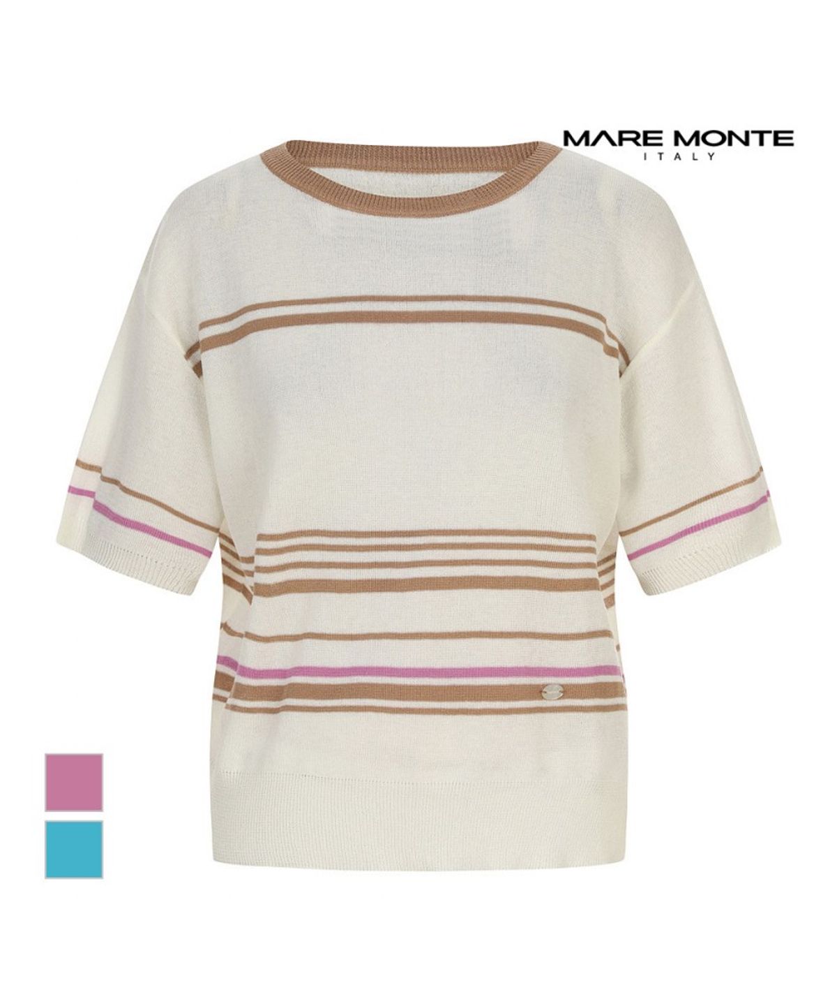 마레몬떼(MAREMONTE) 마린스트라이프 니트_M245MKT32P0