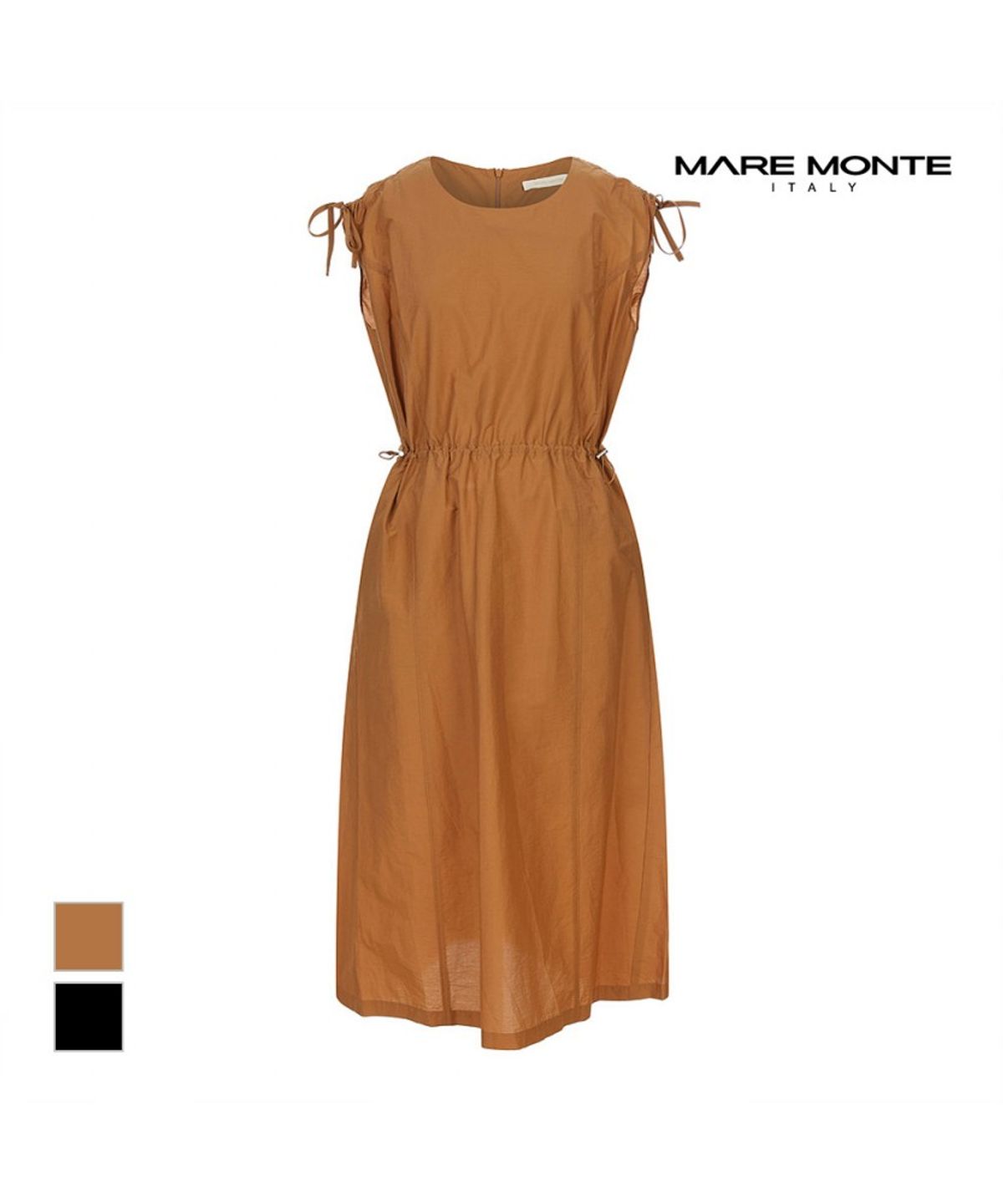 마레몬떼(MAREMONTE) 허리스트링 민소매 원피스_M245MOP31S0