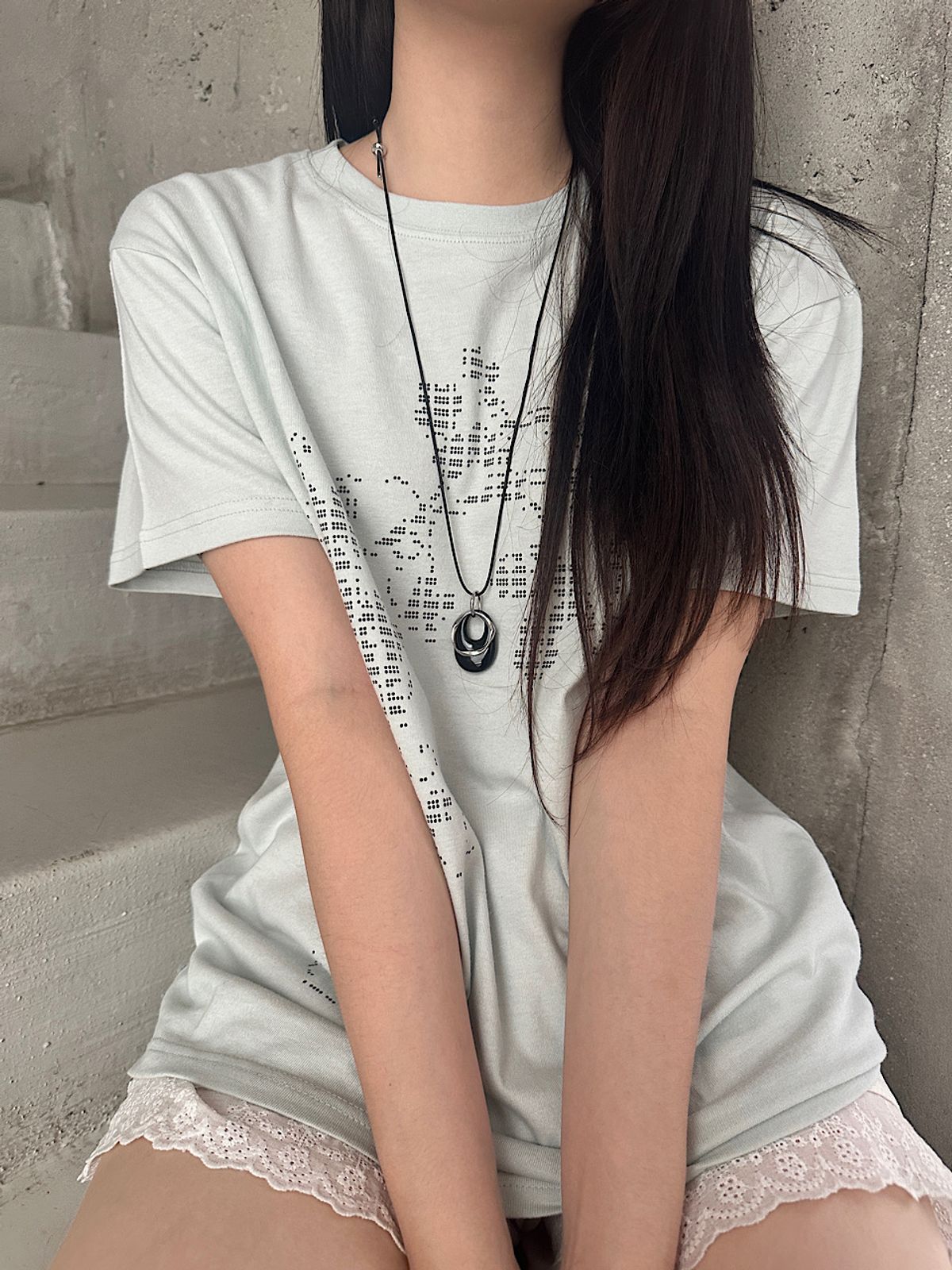 아포엠(APOEM) Dual Loop Necklace