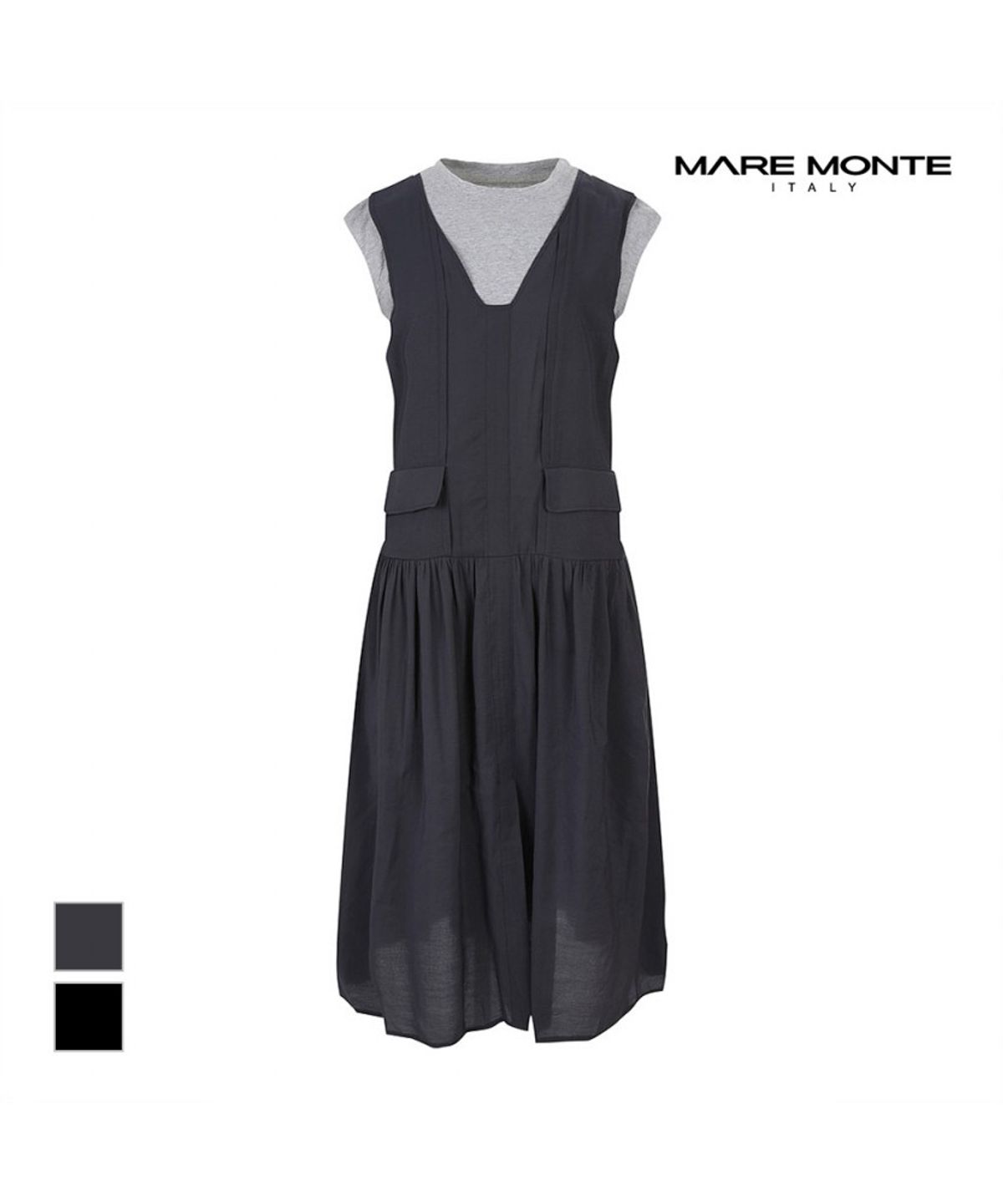 마레몬떼(MAREMONTE) 저지셋업 드레스_M245MOP35P0