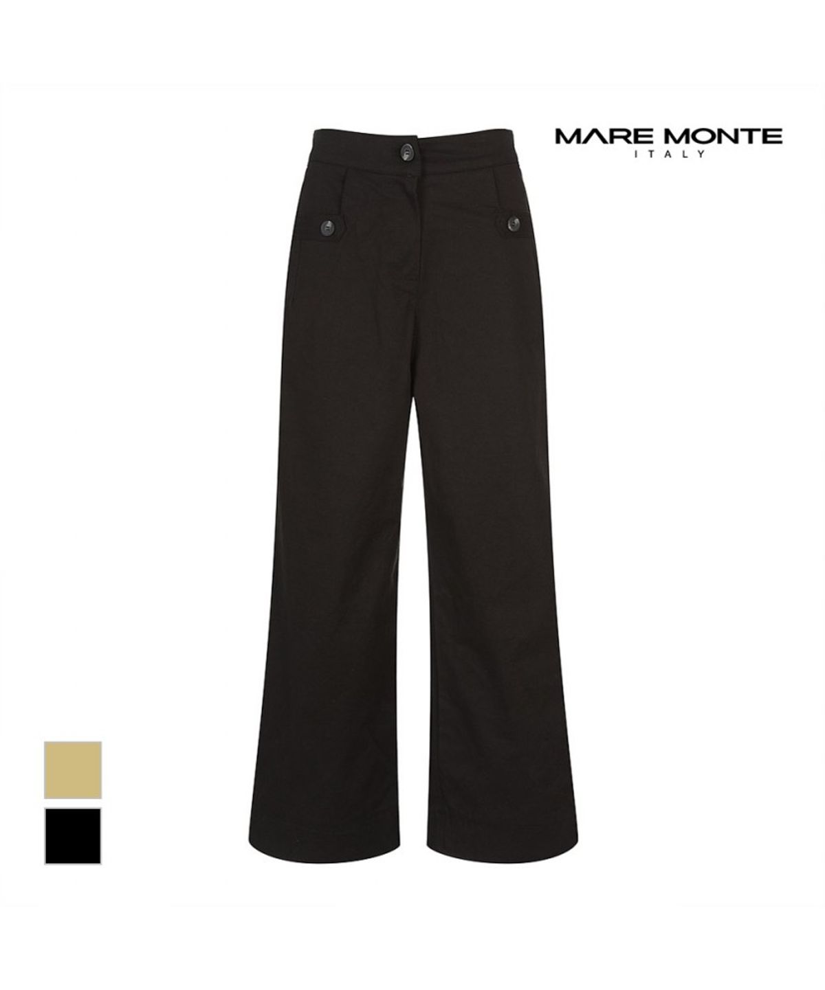 마레몬떼(MAREMONTE) 단추포인트 일자팬츠_M245MSL54B0