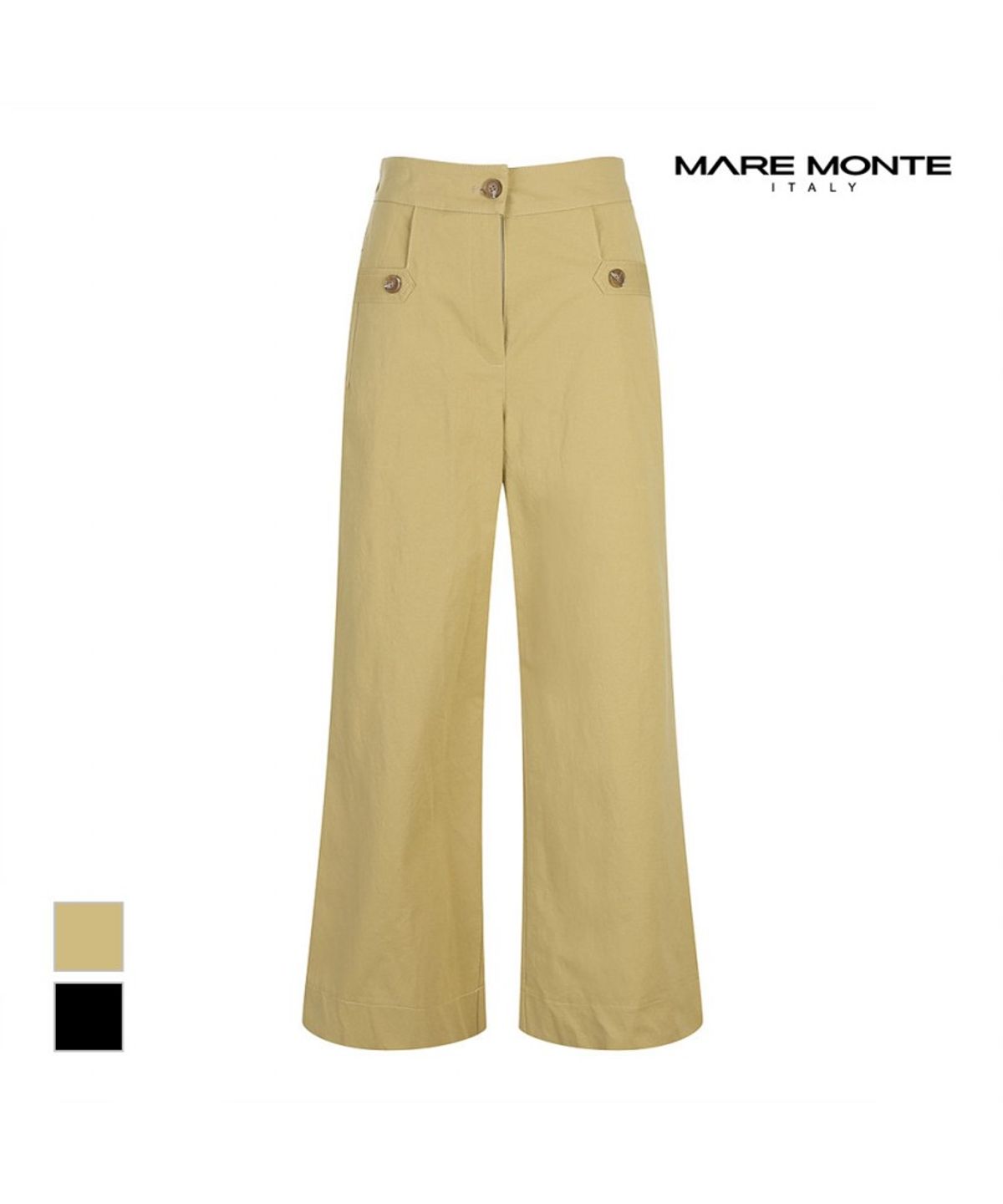 마레몬떼(MAREMONTE) 단추포인트 일자팬츠_M245MSL54B0