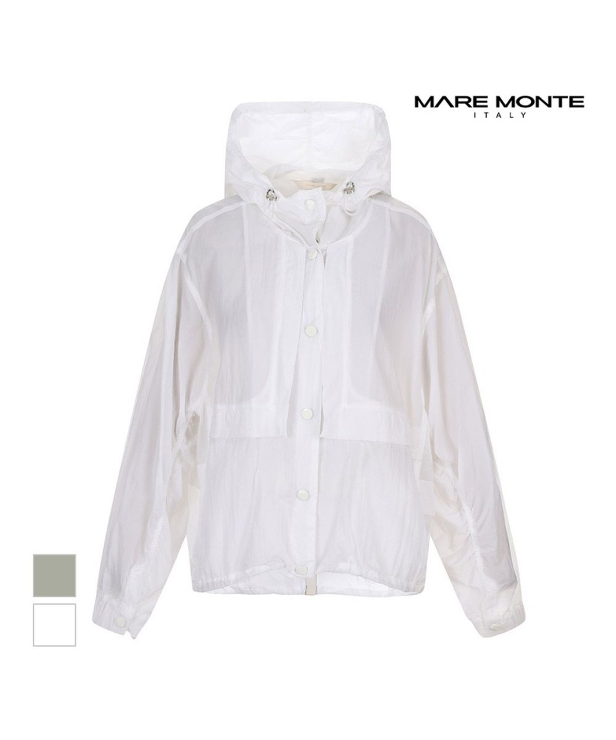 마레몬떼(MAREMONTE) 후드넥 바람막이점퍼_M246MJP44P0