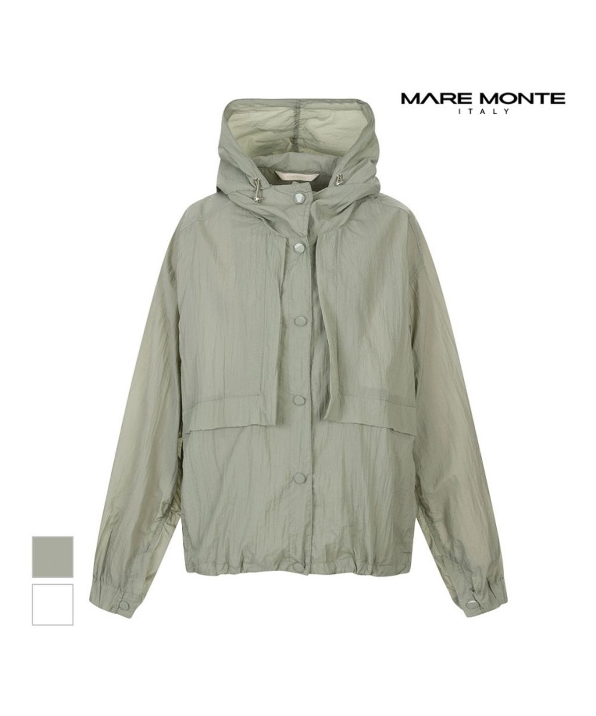 마레몬떼(MAREMONTE) 후드넥 바람막이점퍼_M246MJP44P0