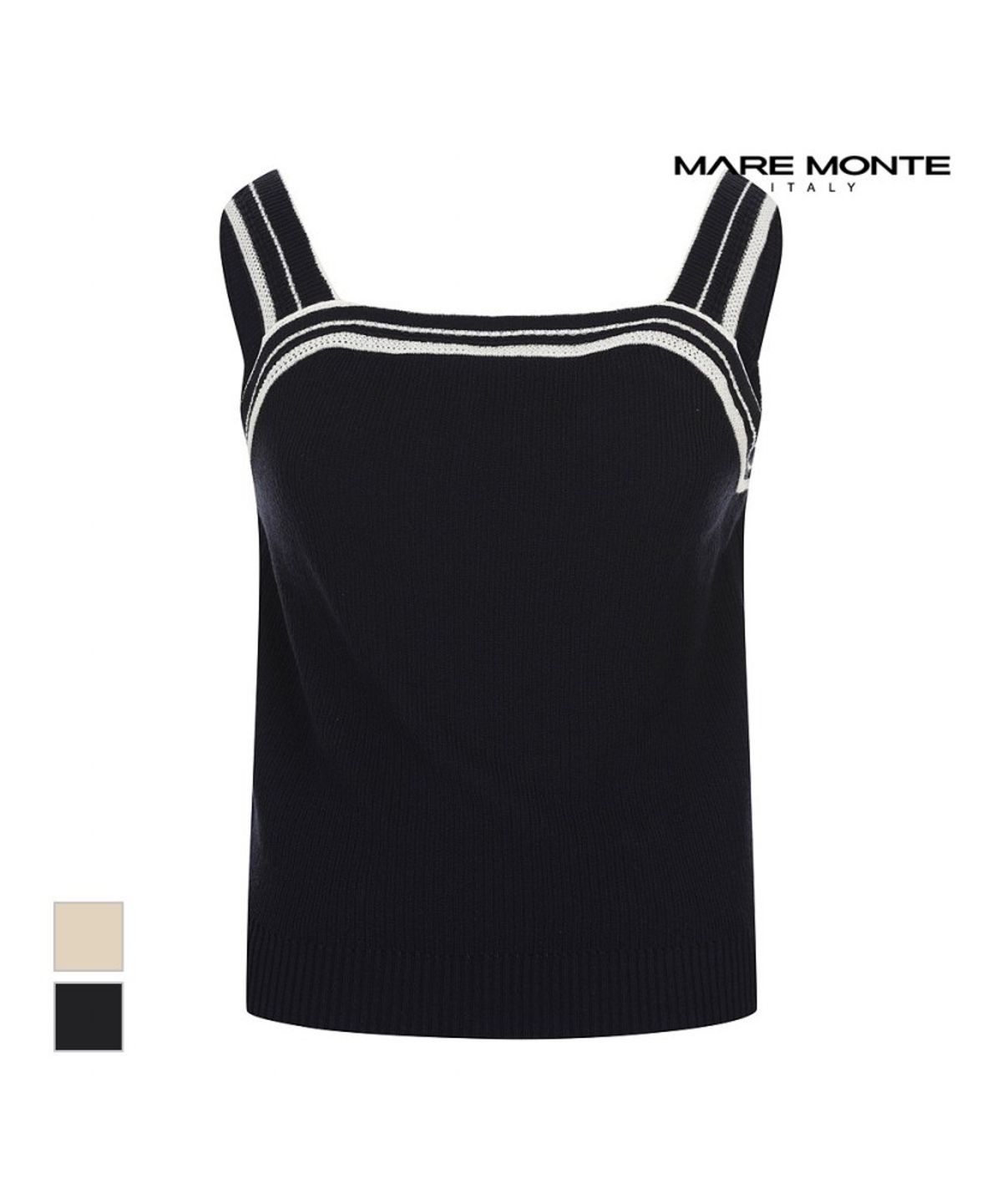 마레몬떼(MAREMONTE) 뷔스티에 니트_M246MKT40P0