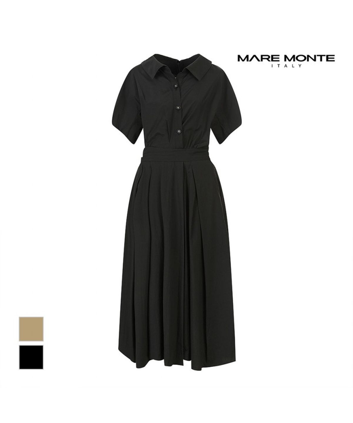 마레몬떼(MAREMONTE) 카라디자인 반팔원피스_M246MOP40S0