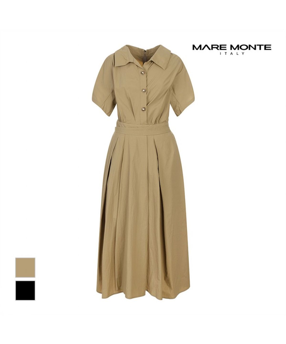 마레몬떼(MAREMONTE) 카라디자인 반팔원피스_M246MOP40S0