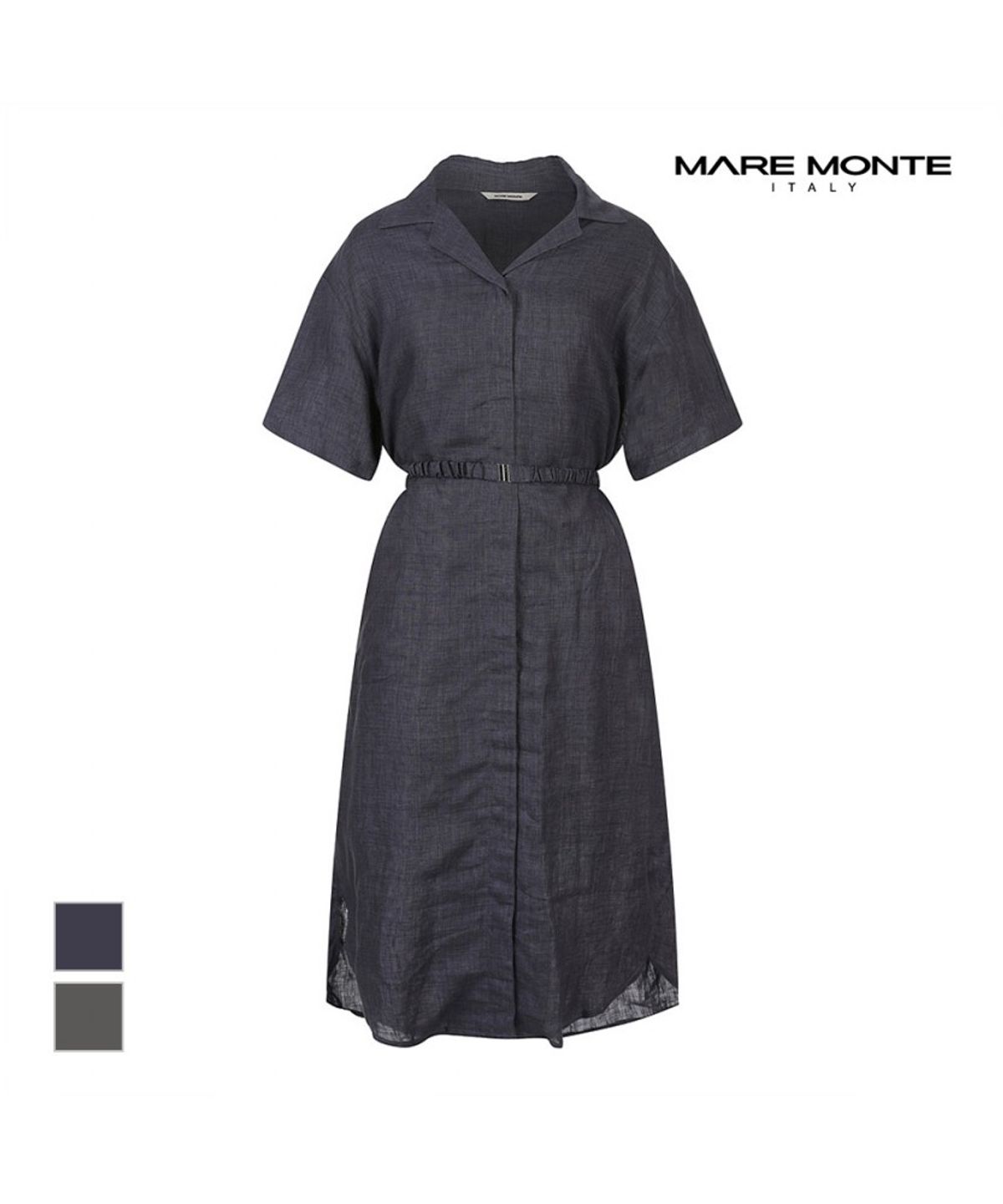 마레몬떼(MAREMONTE) 백플랩벨티드 원피스_M246MOP47P0