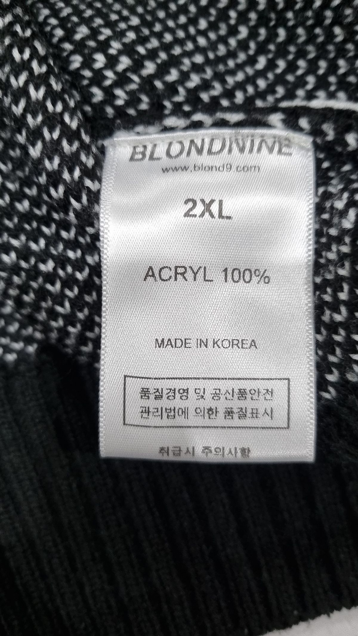 블론드나인(BLOND9) 니트/스웨터 XXL