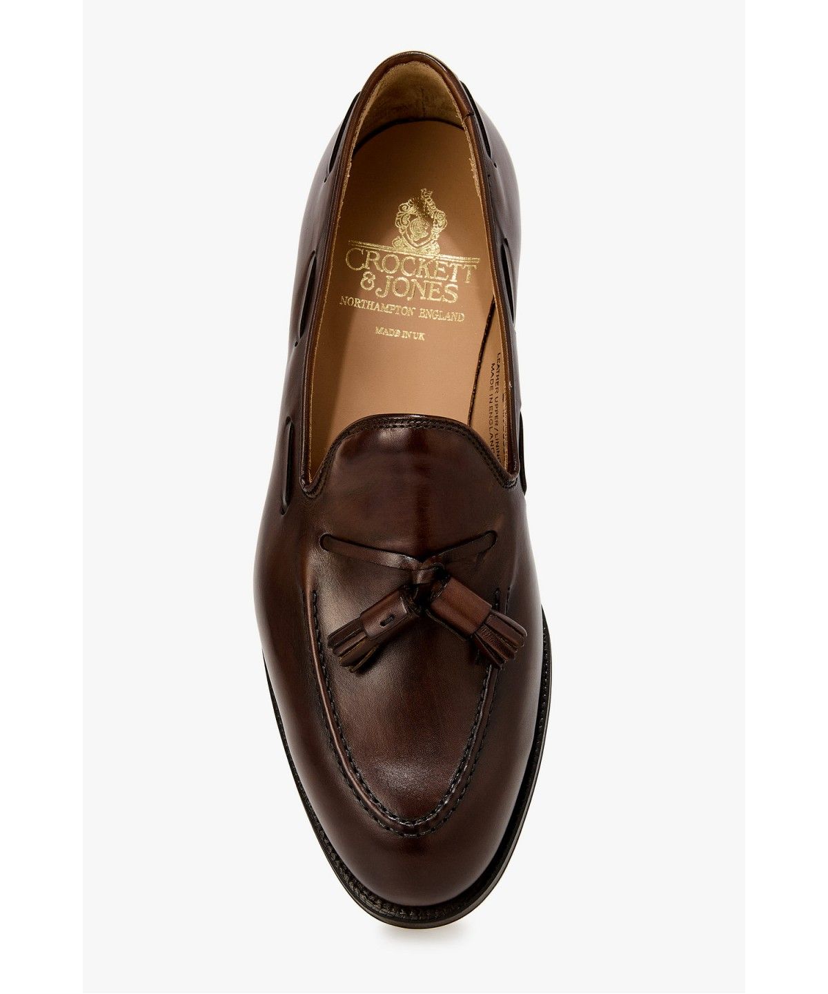맨온더분(MAN ON THE BOON) [CROCKETT&JONES] CAVENDISH 2 레더 태슬 로퍼_다크 브라운 4716118104
