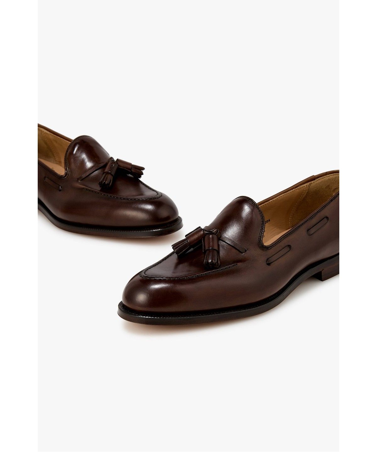 맨온더분(MAN ON THE BOON) [CROCKETT&JONES] CAVENDISH 2 레더 태슬 로퍼_다크 브라운 4716118104