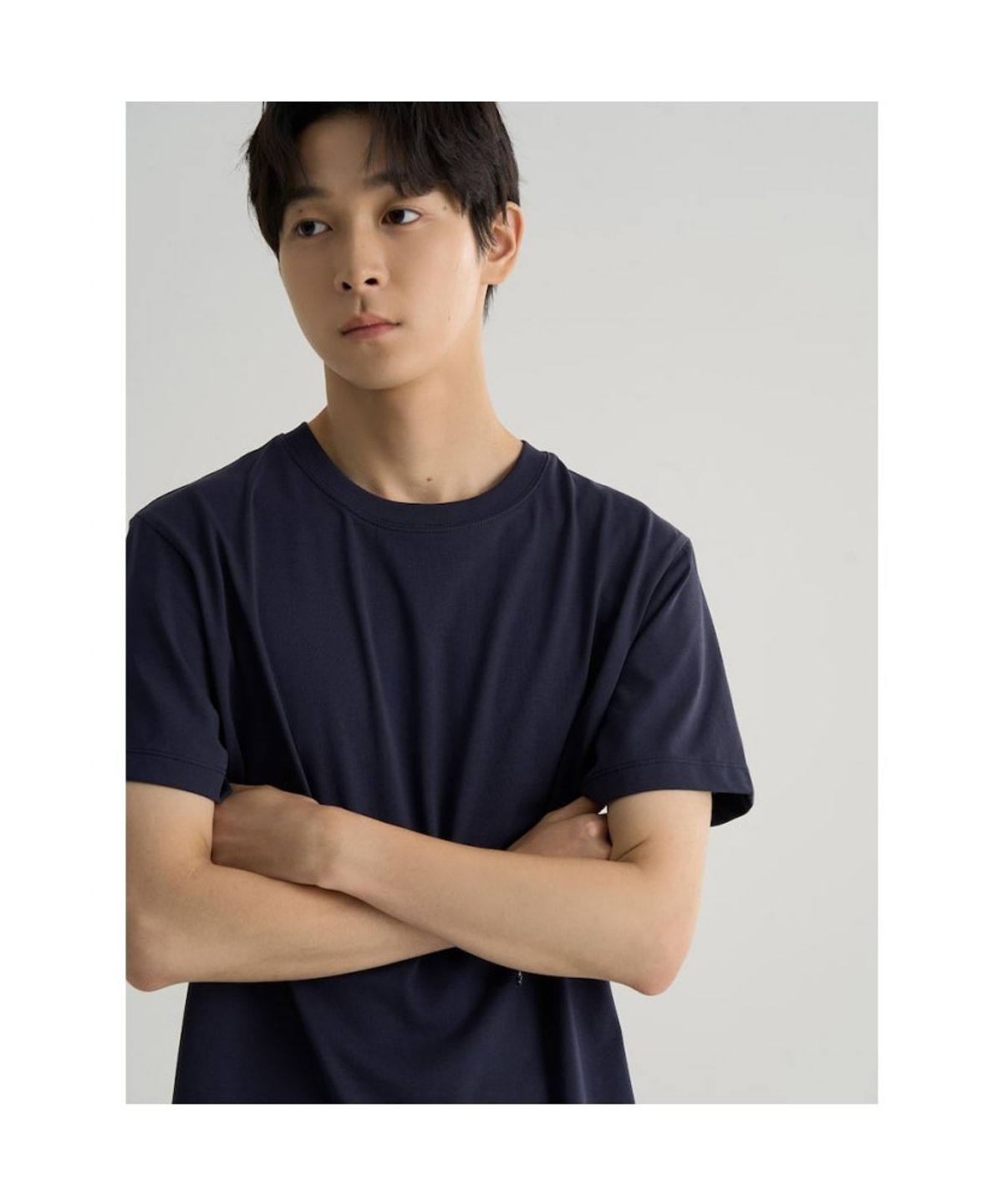 에잇세컨즈(8SECONDS) 쿨터치 티셔츠  네이비