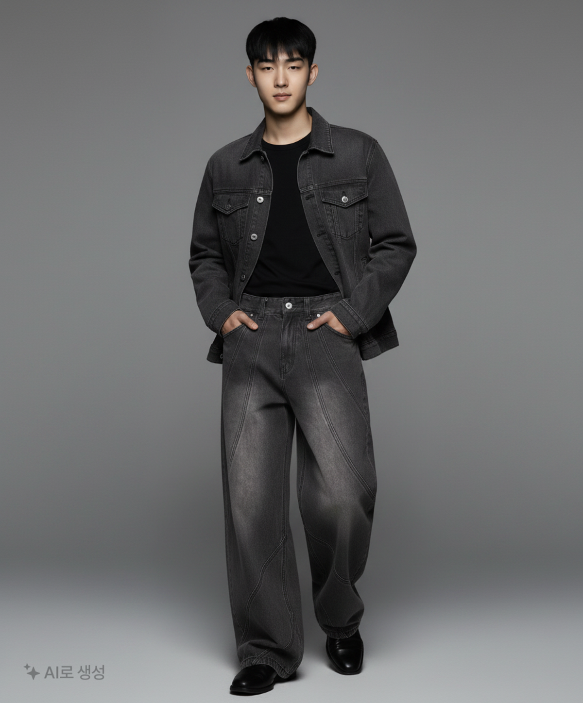 더 크로스(THE CROSS) 청/데님 팬츠 M