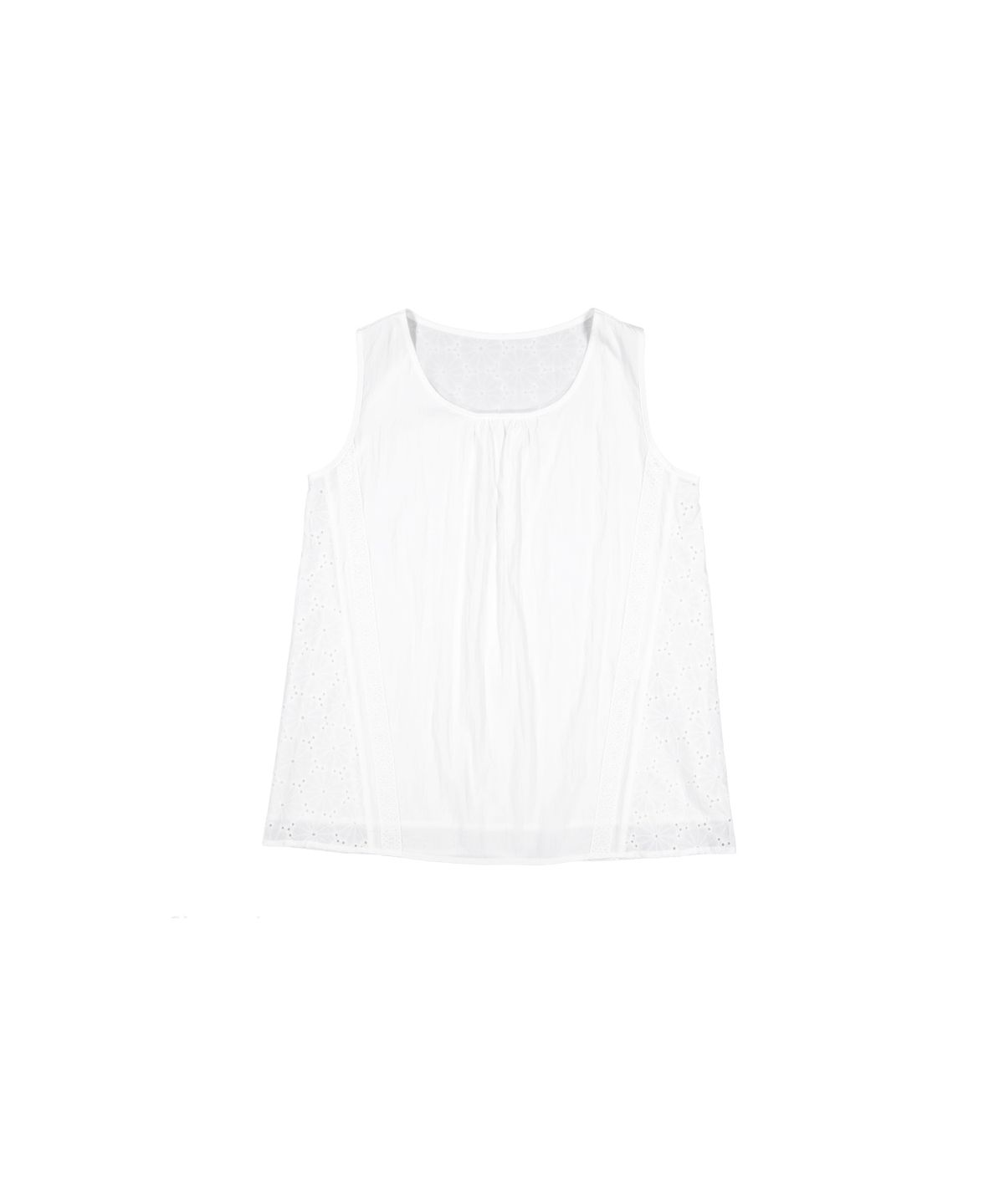 쿠키시(KOOKEESEE) 베리 펀칭 레이스 슬리브리스 (아이보리)