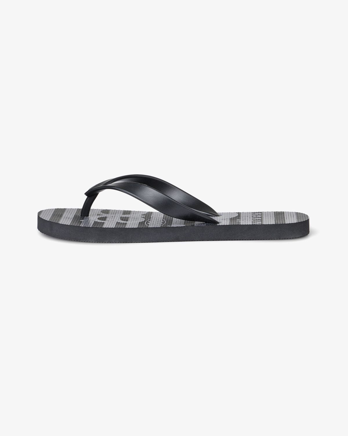 에이이에이이(AEAE) WEB LOGO STRIPE FLIP FLOP [BLACK]
