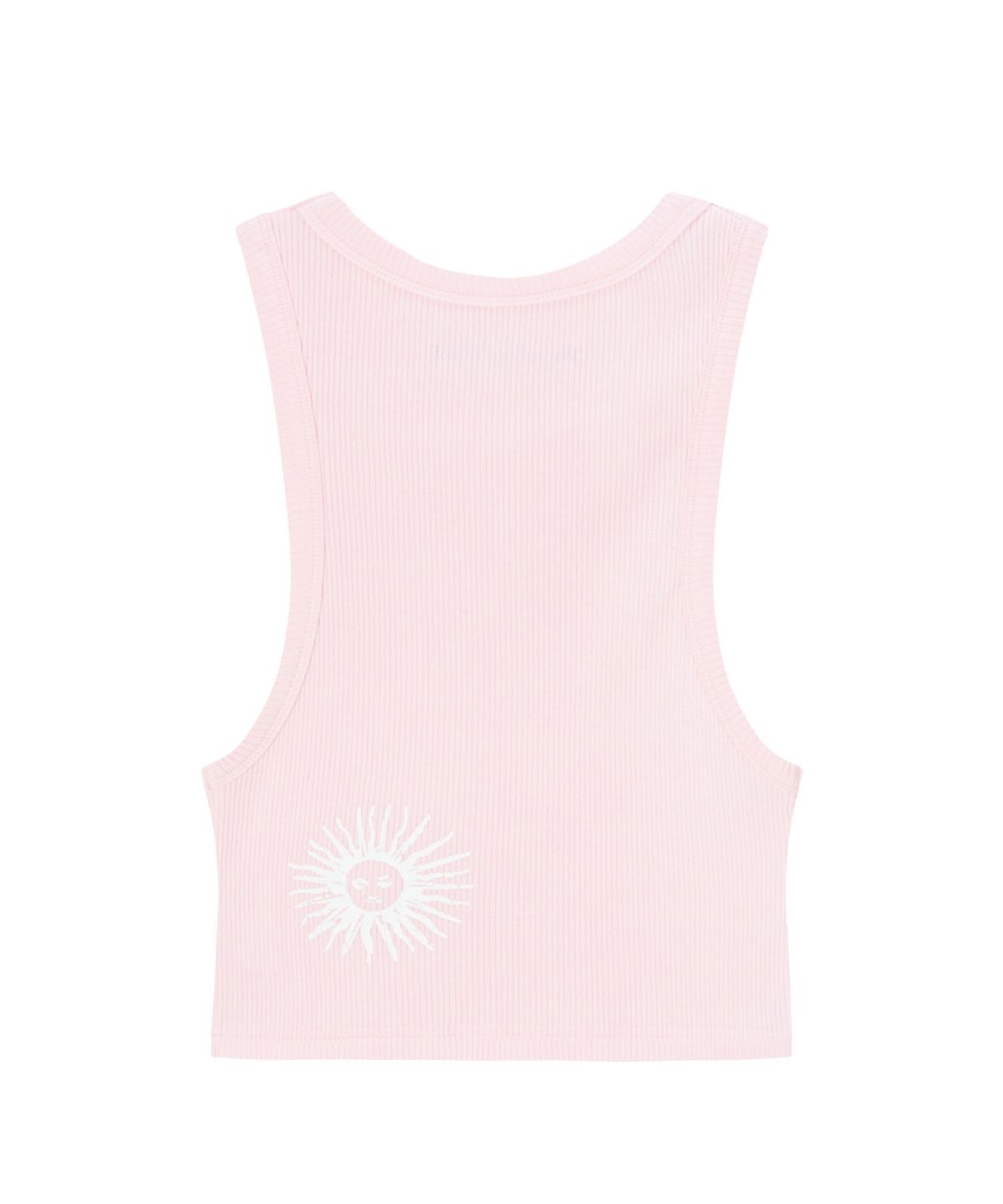 인세인개러지(INSANEGARAGE) INSANE WOMEN GRAPHIC CROP SLEEVELESS_PINK