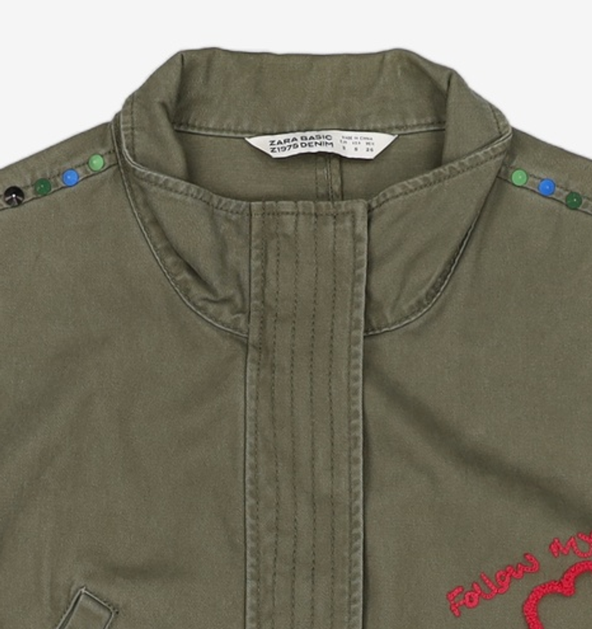 자라 베이직(ZARA BASIC) 사파리/헌팅 재킷 S