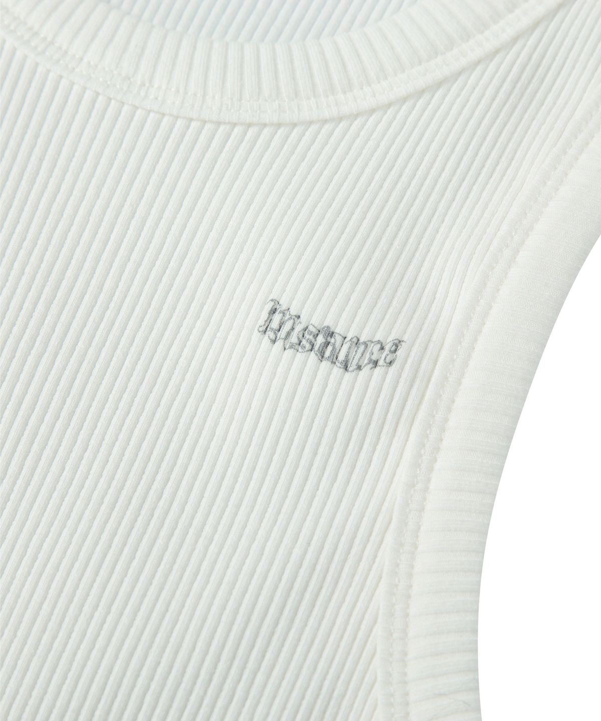 인세인개러지(INSANEGARAGE) INSANE WOMEN GRAPHIC CROP SLEEVELESS_OFF WHITE
