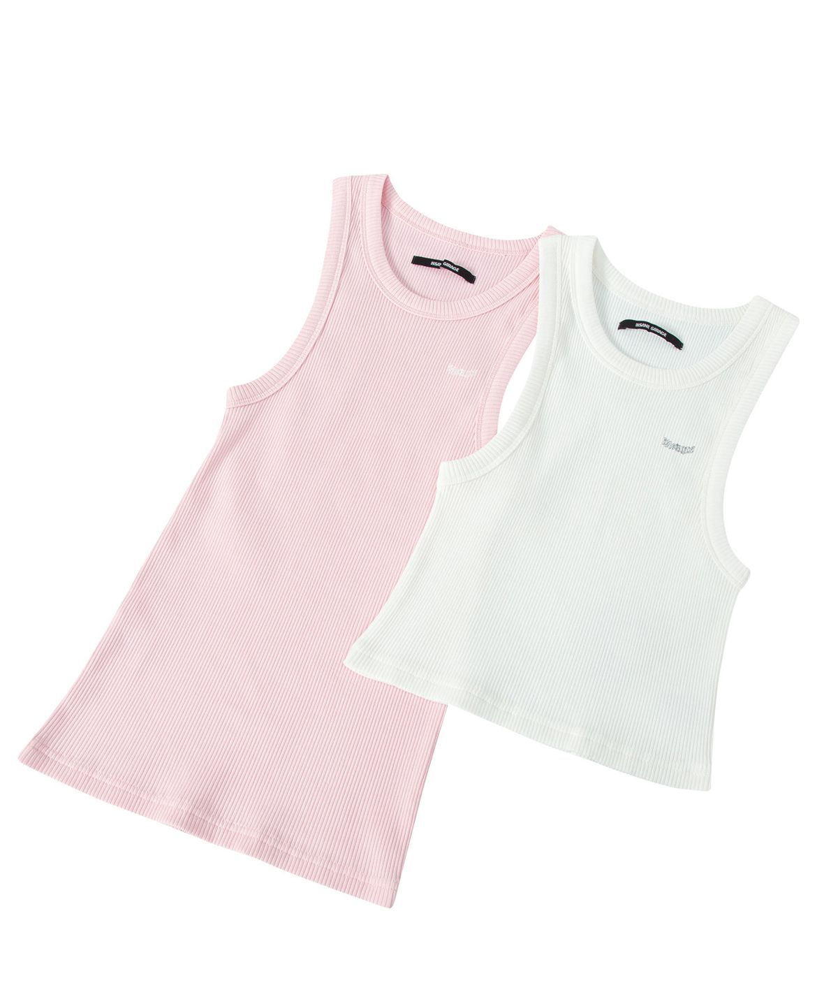 인세인개러지(INSANEGARAGE) INSANE WOMEN GRAPHIC CROP SLEEVELESS_OFF WHITE