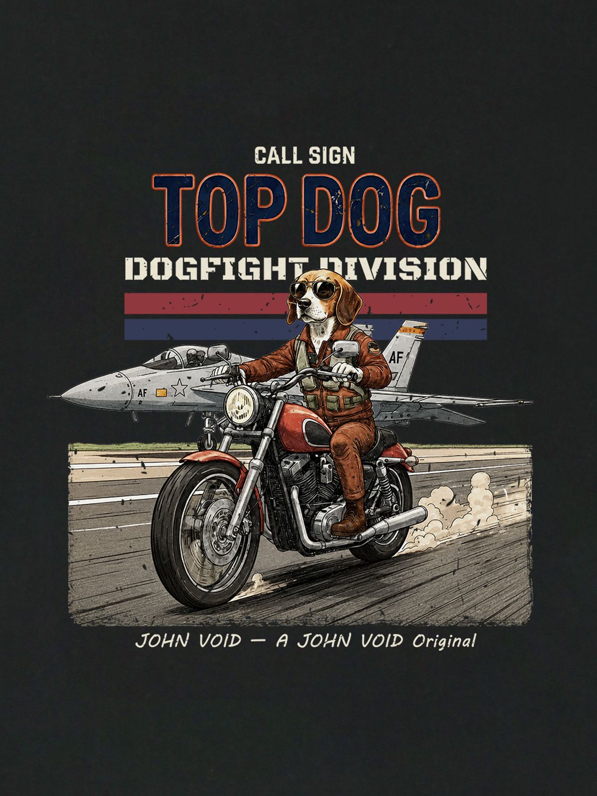 세이브어독(SAVE A DOG) TOP DOG BIKE HALF-SLEEVE T-SHIRT (KIDS & UNISEX SIZE ~5XL)