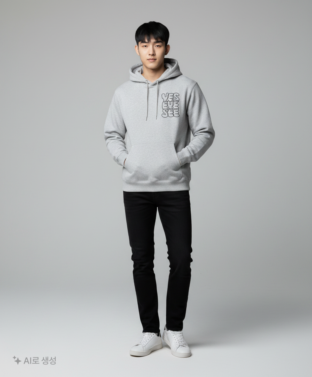 예스아이씨(YESEYESEE) 후드 티셔츠 XL