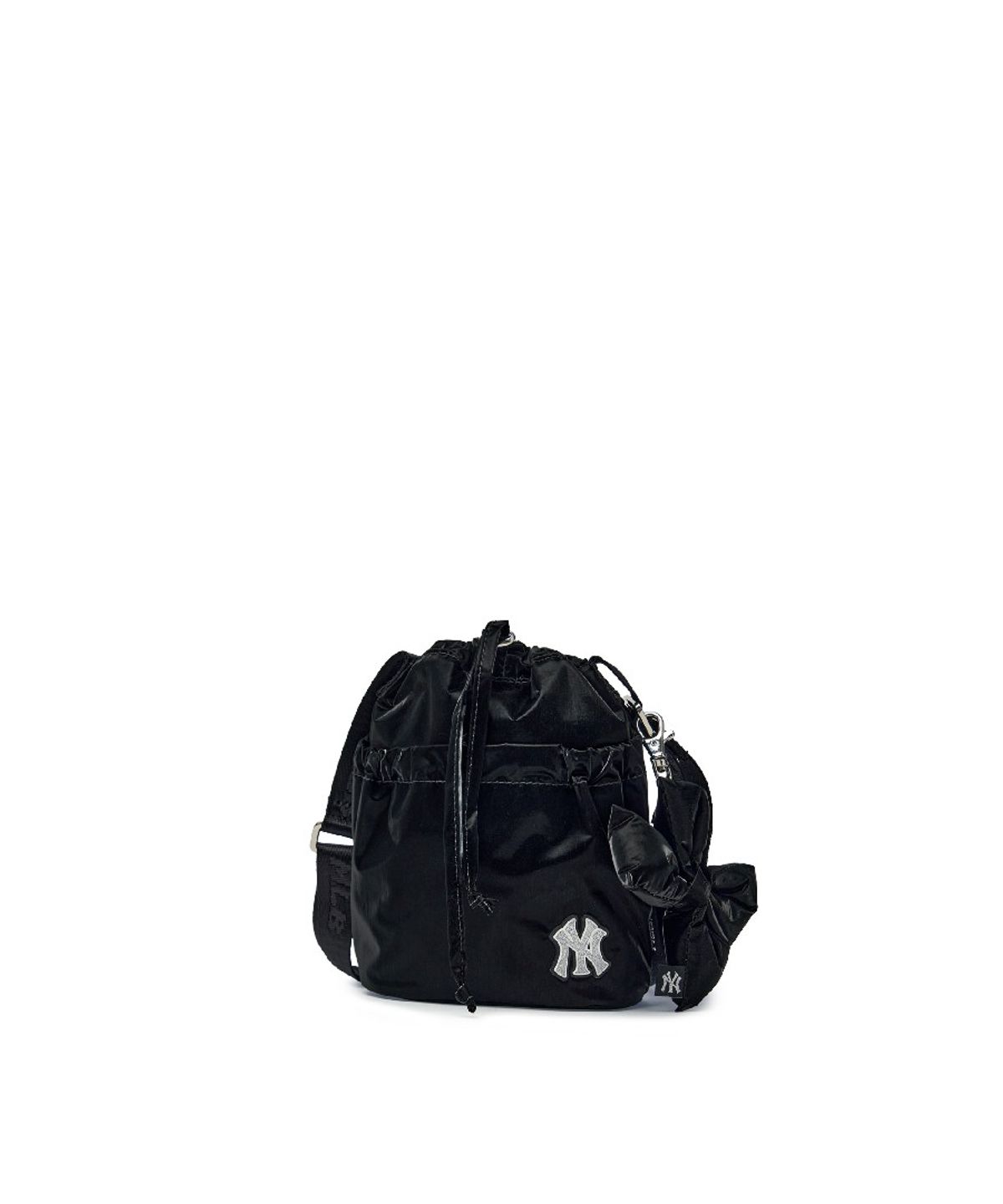 엠엘비 키즈(MLB KIDS) 글로시 미니 버킷백 NY (Black)