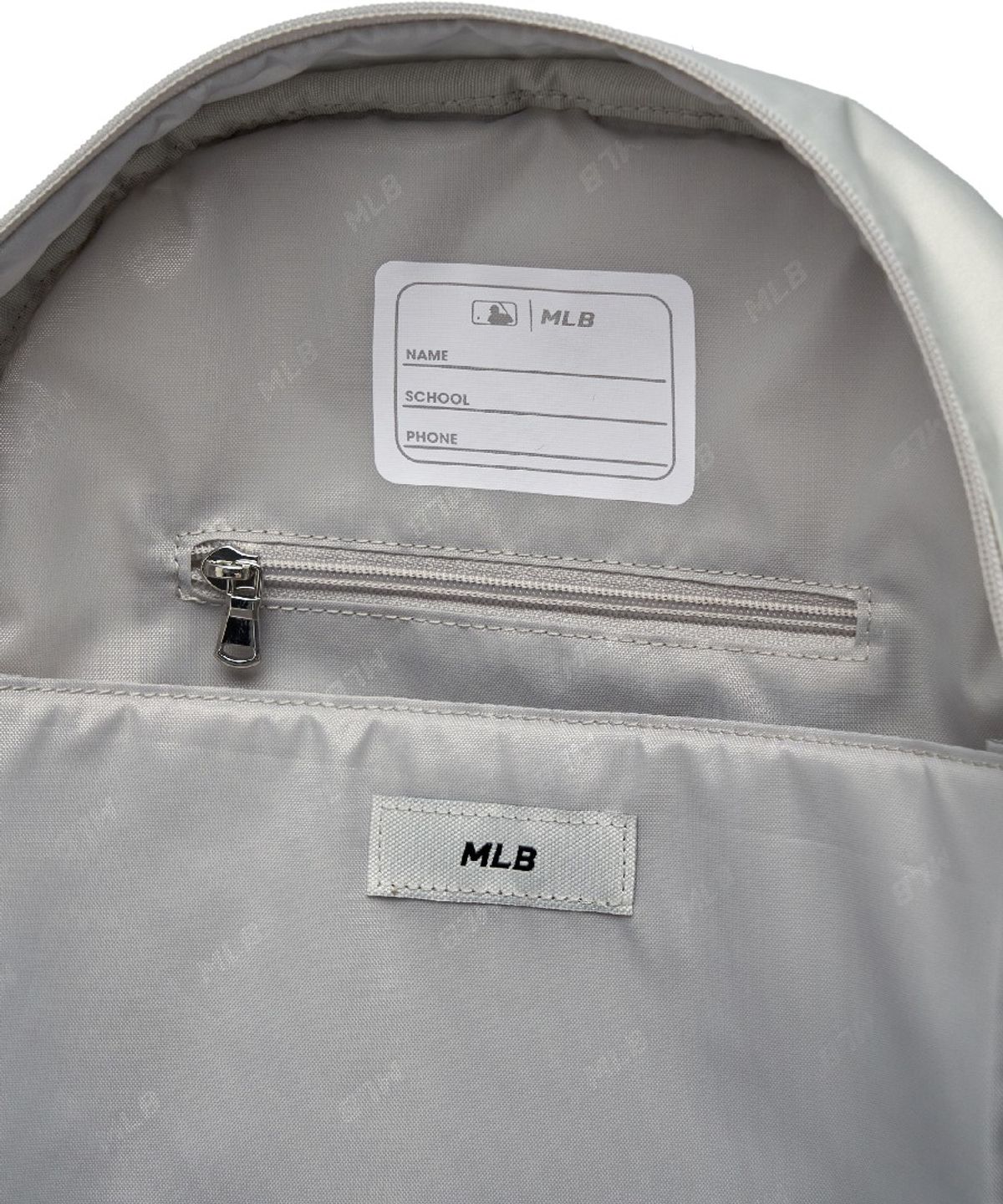 엠엘비 키즈(MLB KIDS) 글로시 스트링 백팩 NY (L.Grey)
