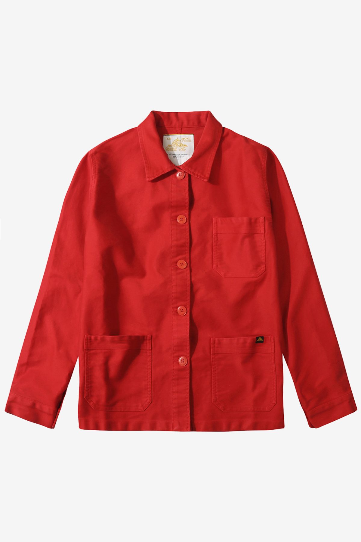 르몽생미셸(LE MONT ST MICHEL) (W)Genuine Lmsm Work Jacket_Red