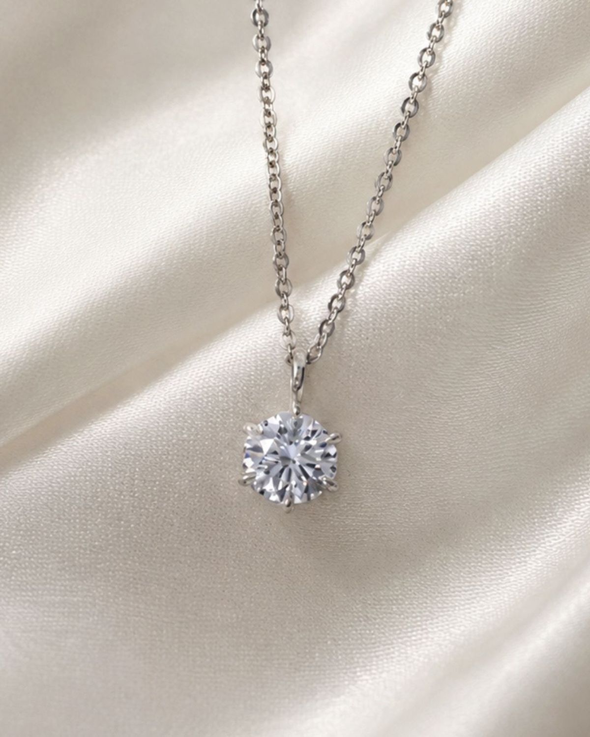 러비앤비(LOVEENB) [14K gold]  1캐럿 랩다이아몬드 목걸이
